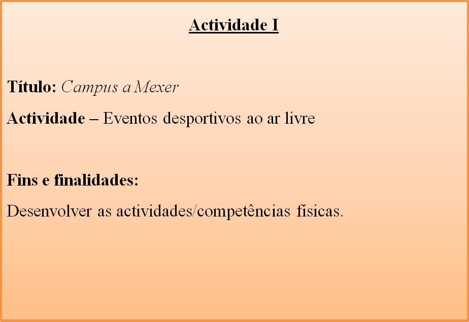 Actividade I